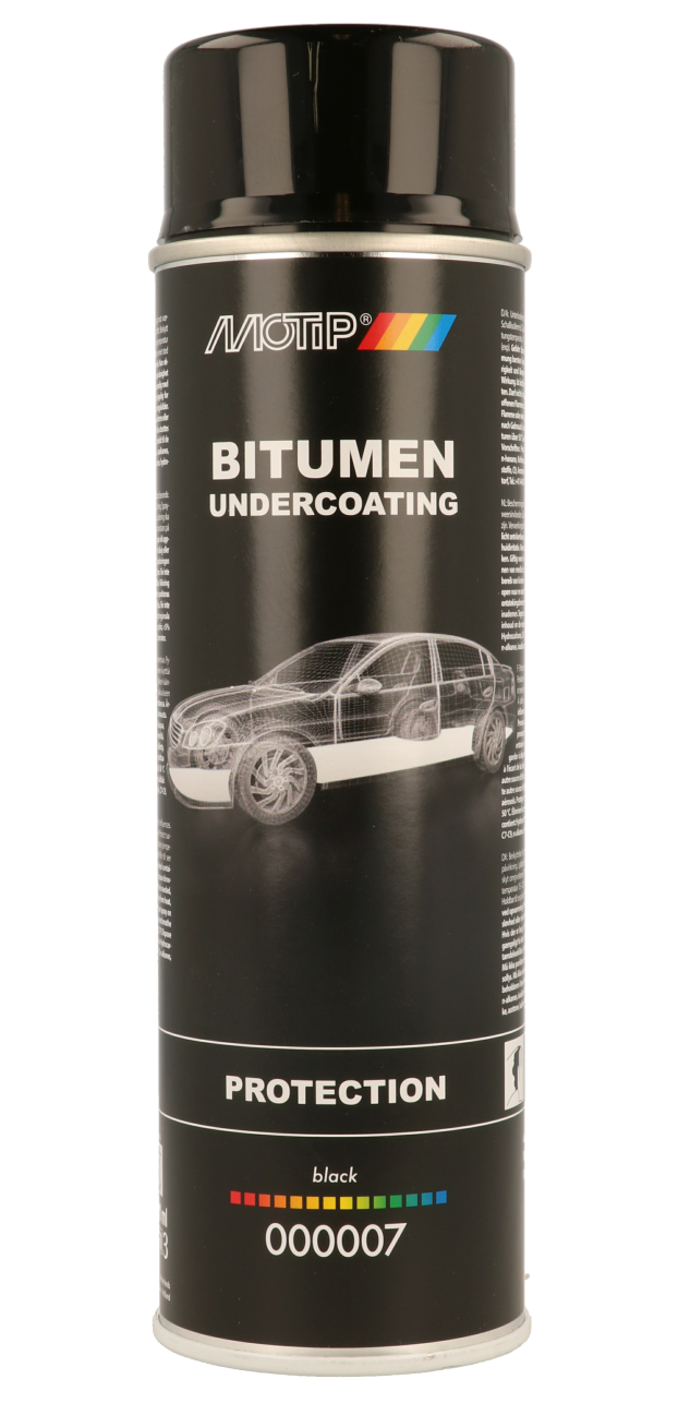 AKEMI Unterbodenschutz Basis Bitumen, Farbe: schwarz (500 ml Spray)